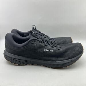 Brooks Revel 7 Running Shoes Men Size 15 D Black Mesh Comfort Cushion Sneakers